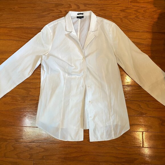 Talbots White Button Down, size 6P - Picture 1 of 2